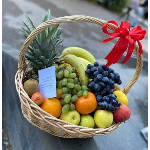 Купить на заказ Корзина с фруктами 5 с доставкой в Уштобе